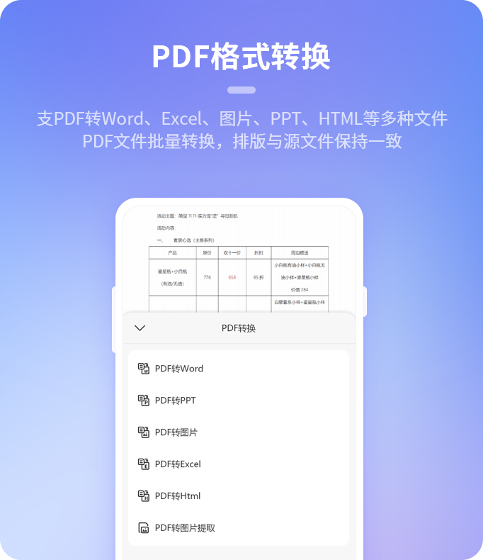 PDF格式转换