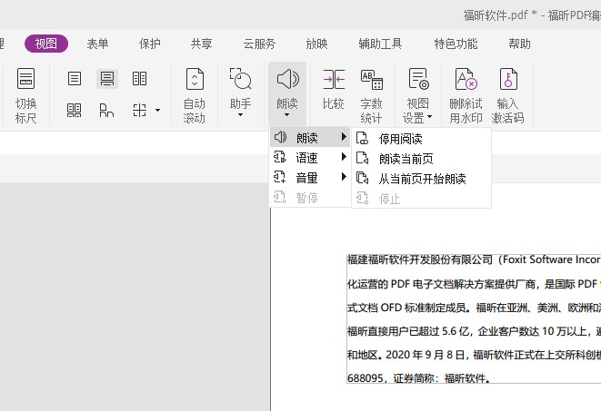 PDF文档自动朗读可以实现吗?